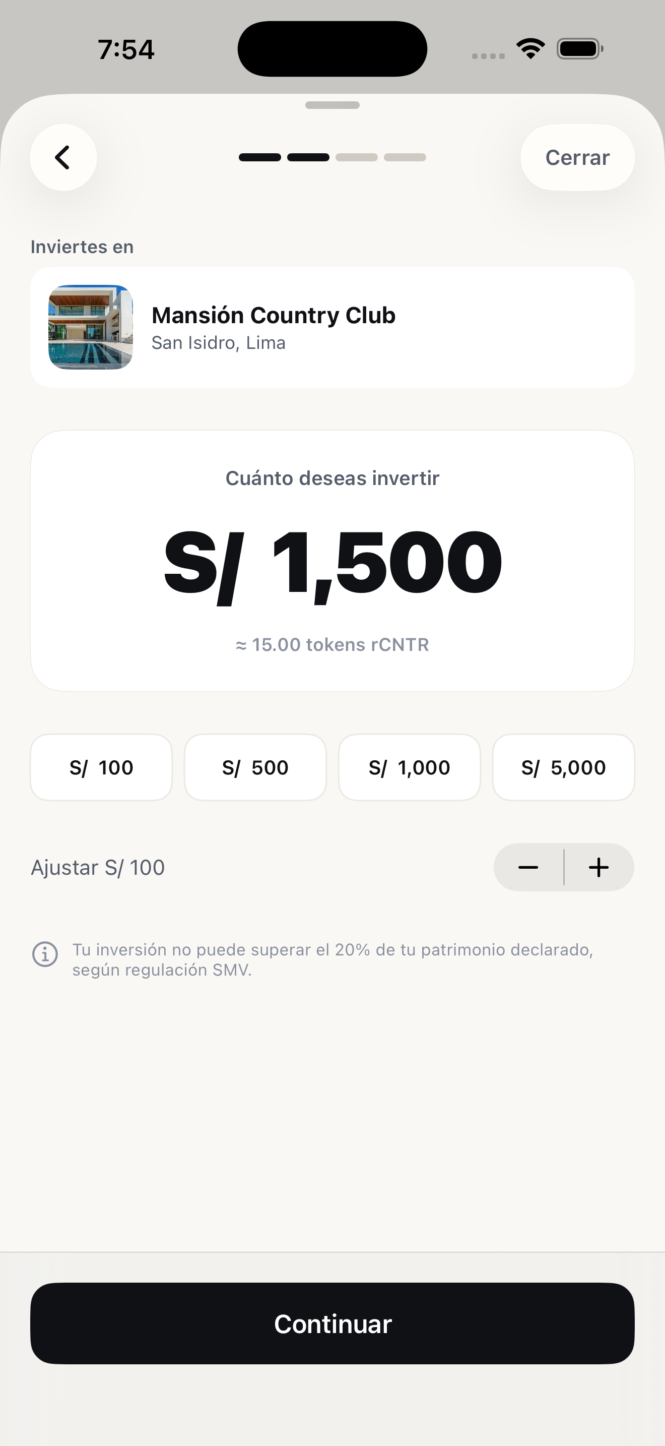 Define cuánto invertir